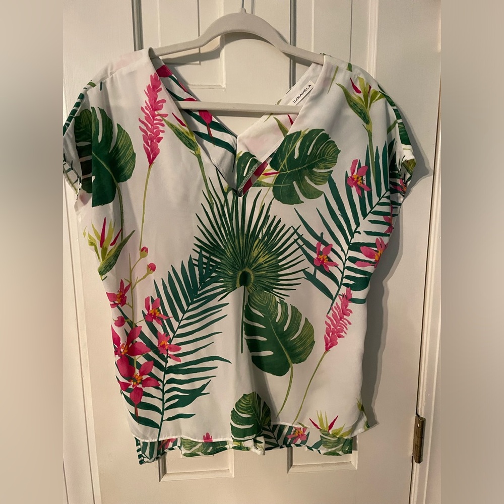 Boutique Tropical Blouse